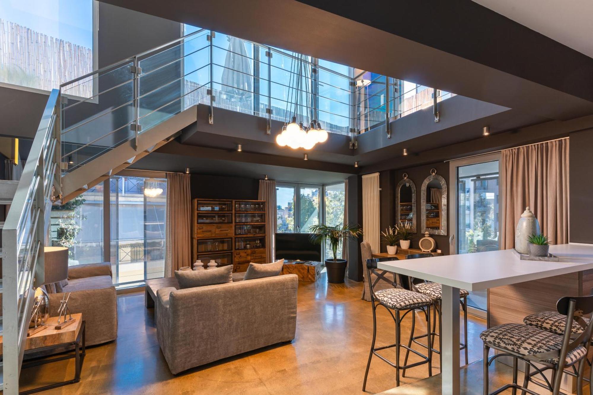 Ma Maison No5 Penthouse Loft, Private Heated Pool, Acropolis View, Ultra High Speed Internet 300 Mbps, Short Walk To Acropolis, Parking Upon Request, 1' From Metro 아테네 외부 사진