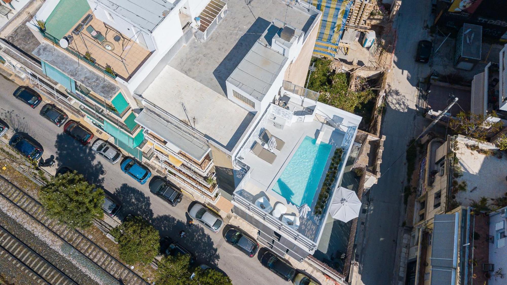 Ma Maison No5 Penthouse Loft, Private Heated Pool, Acropolis View, Ultra High Speed Internet 300 Mbps, Short Walk To Acropolis, Parking Upon Request, 1' From Metro 아테네 외부 사진